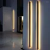 Outdoor Led Lights Waterproof Long Wall Lamp Strip Garden Courtyard Door Post Indoor Bedroom Headboard