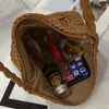 Abendtaschen Sommer Strand Vintage Frauen Mädchen Häkeln Zopf Umhängetasche Schulter Retro Messenger Bag Reisehandtaschen