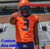 Sj Custom Illinois Fighting Illini College Football Jerseys 35 Jake Hansen 4 Ricky Smalling 40 Shammond Cooper 47 Oluwole Betiku Jr. Cousu