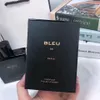 100ml 3.4Fl.oz Bleu De Perfume 향수 EDP 스프레이 좋은 냄새가 오래 지속되는 Blue Man Cologne Spray 유명 브랜드