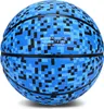 Official Rubber Basketball 27.5" Outdoor Indoor Mens Basketball Ball Size 5 for Kids Youth Teen Boys and Girls Gift Ideas Without Pump