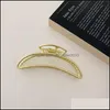 مقاطع الشعر barrettes metal pearl clips rhinestone simplicity hairpin found