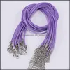 Cord Wire Pelle Pu Corda Catena Per Collana Mti Color Ciondolo Corda Maglione Cord Weave Drop Delivery 2021 Risultati Dei Monili Compone Dhdfk