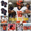 Sj NCAA College Jerseys Illinois Fighting Illini 8 MJ Rivers II 80 Edwin Carter 85 Whitney Mercilus 86 Donny Navarro Fútbol personalizado cosido