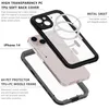 Magsafe IP68 Vattent￤t mobiltelefonfodral Luxury Back Cover 360 Protect Seal Pouch Coque st￶ts￤ker f￶r Apple iPhone 14 Pro Max -fall