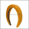 Главные повязки Pure Color Hair Bands Mticolor Lady Head Hoop Wide Hairbands Women Fashion Accessories 3 99xy J2B Drop 2 DHWPD