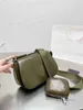 حقائب سهرة موضة جديدة حقائب رجالية ونسائية فاخرة مصمم حقائب اليد الكتف Crossbody الجيش الأخضر