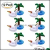 Party Decoration 12 Pack Summer Inflatable Float Pool Drink Holder Swimming Floatation Toy Inflatables Drop Delivery 2021 Home Garden Dhaei