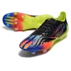 Hommes COPA SENSE.1 FG chaussures de football crampons bottes de football tricot orange jaune botas de futbol respirant