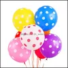 Décoration de fête 50 Pcs 12 Pouces Ballons En Latex Joyeux Anniversaire Mariage Décorations De Noël Ballon Enfants Air Balls Globos Drop Delivery Dhuey