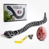 ElectricRC Animaux Nouveauté Rc Serpent Naja Cobra Viper Télécommande Robot Animal Jouet avec Câble USB Drôle Terrifiant Noël Enfants Cadeau 220923