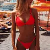 Women's Tracksuits 2022 Fashion Sexy Women Bandeau Bandage Bikini Set Push-Up Brazilian Swim Wear Beach Suit