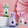 Dekoracja imprezy 3PCS Easter Cute Egg z muszką DIY DIY Prezent dla dzieciaku przychylność domu Dekoparty Dekoraldy Dro dhwuc