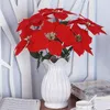 Flores decorativas vaso vaso de flores ornamental simulação artificial buquê decoração de natal decoração bouquets de decoração