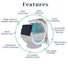 Microdermabrasion Hydrofacials Machine 7 I 1 Smart Ice Blue Oxygen Golden RF Skin Dermabrasion Instrument