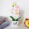 Fiori decorativi Artificial Falfly Orchide Orchidea Piena di fiori per la casa Arrangiamenti dell'arredamento del matrimonio estetico Supplie