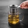 Tea Tools Reusable Stainless 304 Steel Tea Strainers Mesh Infuser Basket Loose Teas Leaf Infusers Filter for Mug Teapot coffee Accessories LT049