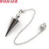 Metall koppar pendel pendell sp￥dom reiki energil￤drande dows andlig dowsing spiral cone antik pyramid smycken bo961