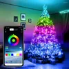 Строки 10/20M Smart App Fairy String Light Outdoor Bluetooth Control Dreamcolor Рождественская елка Garland Music Sync