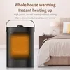 Electric Space Heater For Room Desktop Fan Heaters PTC Portable Winter Warmer Machine 3 Second Fast Heating