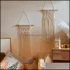 Tapestries Tapestries Rame geweven muur hangen Boho Home Chic Boheemse geometrische kunstdecor - Beautif appartement slaapkamer decoratie drop dhweb