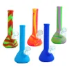 Hookahs 7.5'' silicone small beeker unique shape water pipes bong smoke accessories dab rig