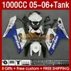 Suzuki GSX-R1000 GSXR1000 GSXR 1000 CC K5 05 06 BODYS 157NO.37 1000CC GSXR-1000 2005 2006 GSX R1000 2005-2006注射金型フェアリングホワイト光沢