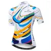 Jackets de corrida 2023 Keyiyuan Women Summer Cycling Jersey Mountain Bike Tops Team Sport Sport Sport