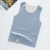 Children Winter Camisole Underwears Sleeveless Vests Keep Warm T-shirts for Boys Girls Kids Undershirts Sleeveless Top Clothing100-170cm 20220924 E3