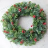 Decorative Flowers Artificial Xmas Garlands Charms Exquisite Holiday Wreathing Art Crafts Door Hanging Year Layout Props