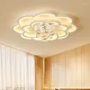 Chandeliers Luxury Ceiling Petals Crystal Lighting For Living Room Decoration Celing Lamp Modern Decor Bedroom Light Fixtures
