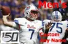 Sj NCAA College Maglie Mustang SMU 2 Patrick Nelson 35 Delontae Scott 23 Clemons 97 Turner Coxe 19 Eric Dickerson Calcio personalizzato cucito