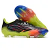 Hommes COPA SENSE.1 FG chaussures de football crampons bottes de football tricot orange jaune botas de futbol respirant