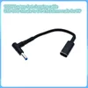Consume electronics charger cable Type C female to 4.5x3.0mm Plug Converter 100W USB C PD Fast Charging for HP Laptop
