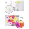 Dekorativa blommor konstgjorda singel Afrika Chrysanthemum Home Garden Kitchen Fake Plants Christmas Living Room Ornaments Decor