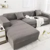 Chair Covers Solid Colors Sofa Cover Modern Set Non-slip Couch Removable For Living Room Pets Sectional L-shaped