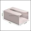 Tissue Boxes Napkins Self-Adhesive Facial Box Wall-Mounted Baby Wipes Paper Storage Kitchen Bathroom Napkin Towel Holder Dispenser D Dh6Fl