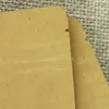 Sacchetto di carta kraft foderato in lamina piatta per la conservazione degli alimenti con cerniera Imballaggio Hick Foil Snack Caramelle Caffè macinato Noci Semi di tè Conservazione dei regali 20x30 cm