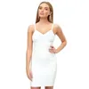 Casual Dresses Sexig Bandage Dressv Neck Bodycon Spaghetti Strap Backless Sleeveless Club Celebrity Runway Party Mini Short Vestidos