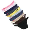 Underpants 10pcs/lot sexy mens 속옷 낮은 허리 Cueca Ice Silk G-string Gay T-Back Thong Jockstrap Bikini 브리핑 팬티