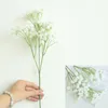 Fleurs décoratives 1 PC artificielle faux plastique bébé souffle fleur 5 couleurs blanc gypsophile pour mariage maison partie décoration