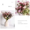 Flores decorativas Plantas artificiais Plástico Flor Verde Grass Jardim Varanda Home Parede pendurada Diy Diy Wedding Room Decoração