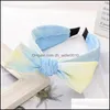 Headbands Headbands Jewelry Womens Fashion Soft Splash Tie Dye Cotton Hairband Ladies Summer Stretch Knot Head Hair Bands Drop Deliver Dhjy3