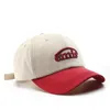 Top Caps Kore Moda Mektupları Emis Beyzbol Kapağı Erkekler Kadınlar Snapback Nefes Alabilir Pamuk Vizör Güneş Şapkaları Yumuşak Üst Düzgün Çift Şapka T220923