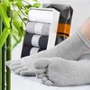 Men's Socks 10 Pieces 5 Pairs Men Business Bamboo Fiber FiveFinger Socks Happy Funny HighQuality Women Split Toe Socks Christmas Gift 220923