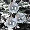 Ayna Süsleri Noel Ağacı Asma Dekorasyonları Mini Disko 6pcs 3/4cm Toplar Doğum Günü Pastası Dekorasyonu Yeni Yıl Noel Partisi Favor G220925