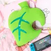 Poduszka Gra Crossing Pchane zabawne zielone liście pluszowe lalki rzucają dla dzieci uwolnienie