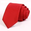 Bow Ties High Quality Solid Color 7CM Tie For Men Fashion Formal Business Wedding Party Groom Necktie With Gift Box