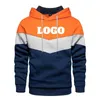 Herren Hoodies Sweatshirts Benutzerdefinierte Patchwork Hoodies Herrenmode Kapuzenpullover Männlich Bedruckt Frühling Herbst Streetwear Casual Pullover Mäntel 220924