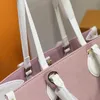 Sacs de créateurs Femmes Mode Sac à main Onthego MM Sac fourre-tout imprimé Sacs à main en cuir souple Luxe Été Multicolor Shopping Cross Body Wallet